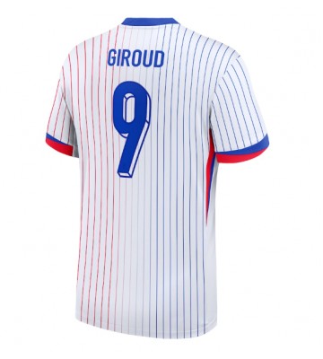 Frankrig Olivier Giroud #9 Replika Udebanetrøje EM 2024 Kortærmet